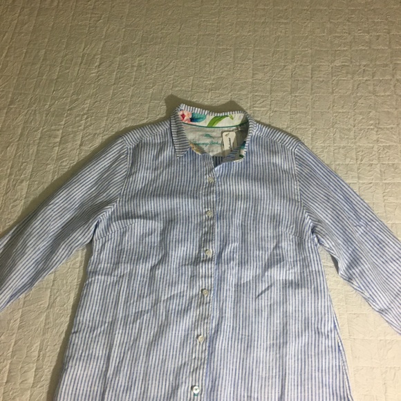 Tommy Bahama Crystalline Waters Linen Shirt - Picture 7 of 10
